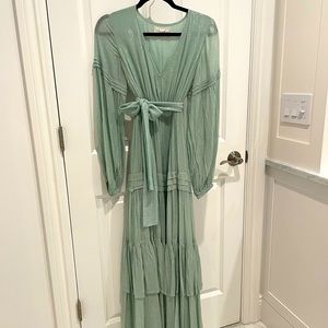 Beautiful mint green maxi dress size Xs/S
